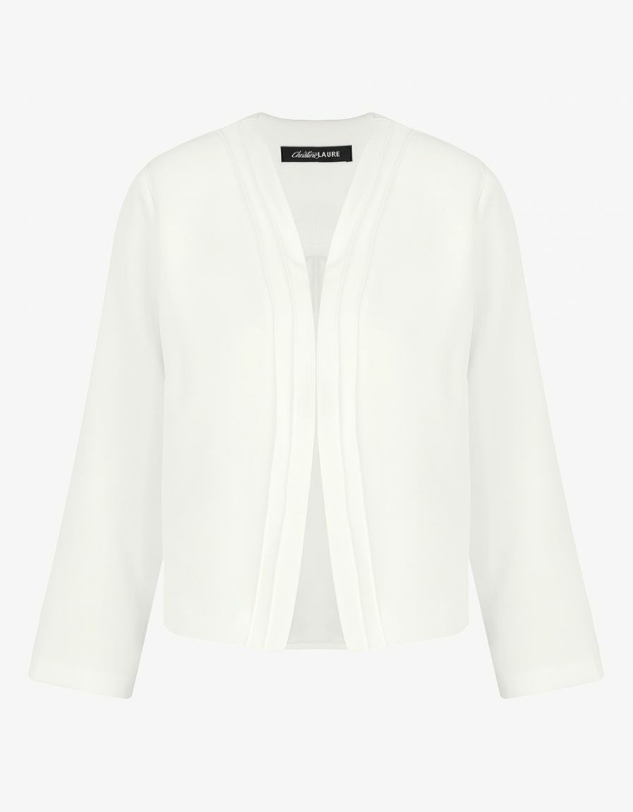 Vestes Christine Laure  | Veste Bolero Chic Ecru